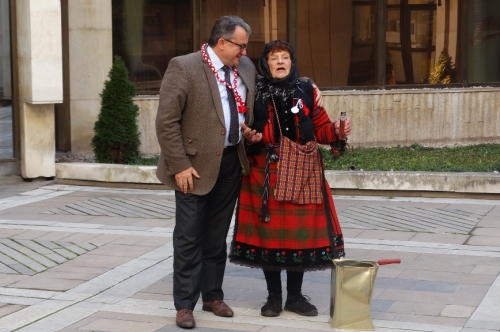 Баба Марта, Пижо и Пенда на  гости в Общината