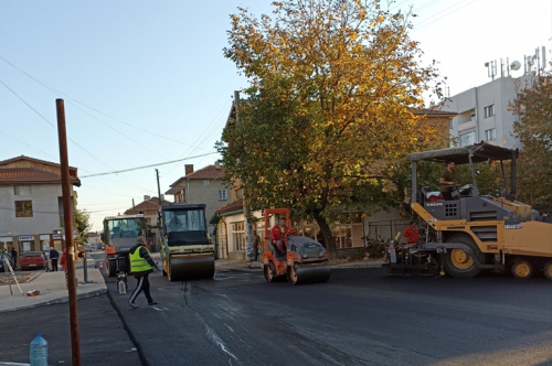 Ремонтни дейности на улици в централна градска част