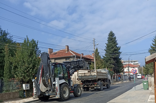 Ремонтни дейности на улици в централна градска част