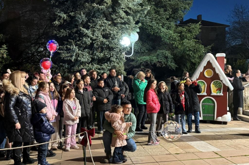 Грейнаха светлините на Коледната елха и украсата в града 