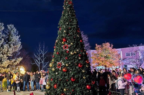 Грейнаха светлините на Коледната елха и украсата в града 