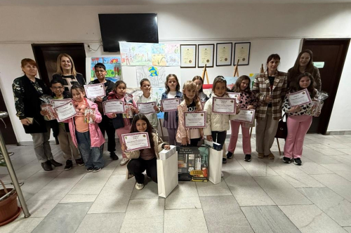 НАГРАЖДАВАНЕ НА ДЕЦАТА ВЗЕЛИ УЧАСТИЕ В КОНКУРСА „С ОЧИТЕ СИ ВИДЯХ БЕДАТА“