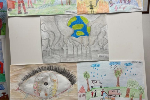 НАГРАЖДАВАНЕ НА ДЕЦАТА ВЗЕЛИ УЧАСТИЕ В КОНКУРСА „С ОЧИТЕ СИ ВИДЯХ БЕДАТА“