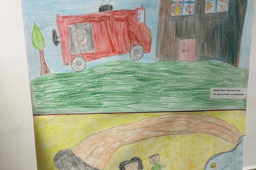 НАГРАЖДАВАНЕ НА ДЕЦАТА ВЗЕЛИ УЧАСТИЕ В КОНКУРСА „С ОЧИТЕ СИ ВИДЯХ БЕДАТА“