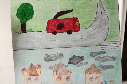 НАГРАЖДАВАНЕ НА ДЕЦАТА ВЗЕЛИ УЧАСТИЕ В КОНКУРСА „С ОЧИТЕ СИ ВИДЯХ БЕДАТА“