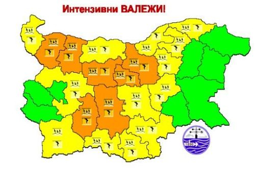 Внимание: метеорологична прогноза за 22.05.2026 г.