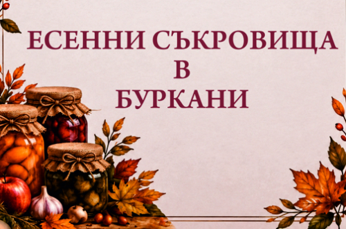 ЕСЕННИ СЪКРОВИЩА В БУРКАНИ